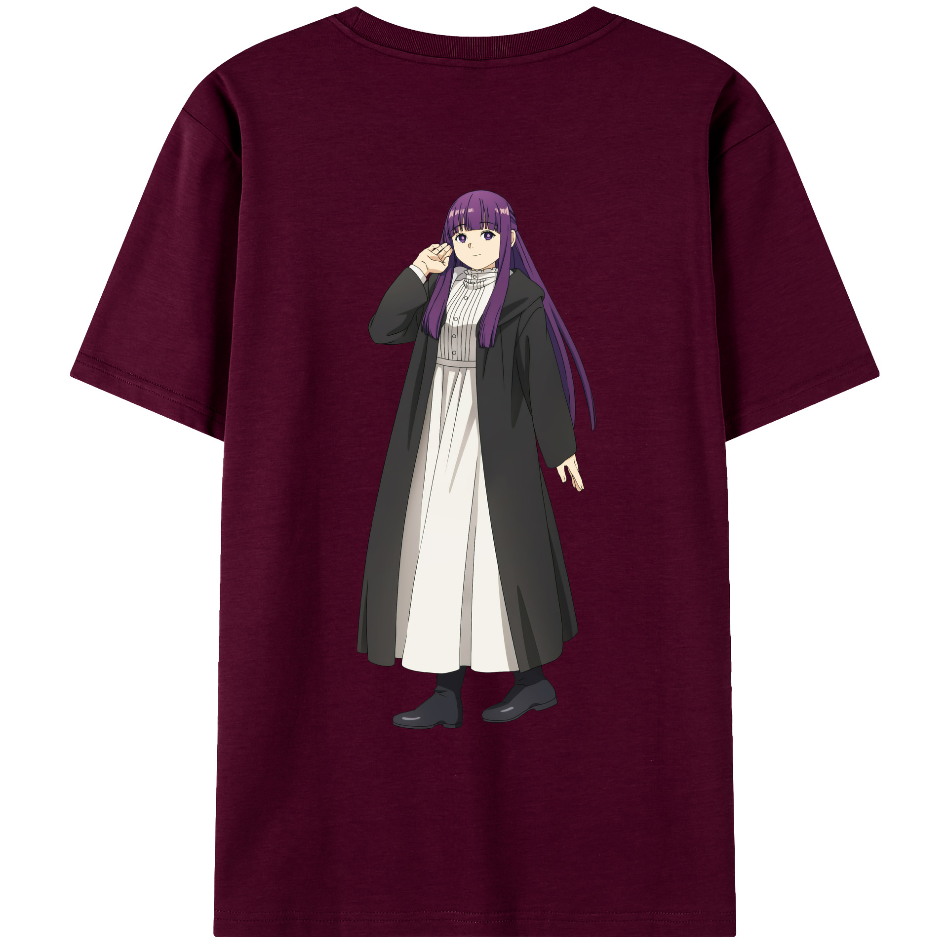 （画像用） 葬送のフリーレン Frieren レディース半袖Tシャツ(バックプリント)